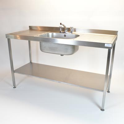 Single Bowl Double Drainer Sink